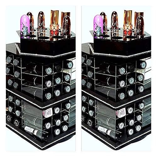 Store Spinning Lipstick Towers, Acrylic Lipstick Holders, Different Colors Are Available Patent Pending, Black