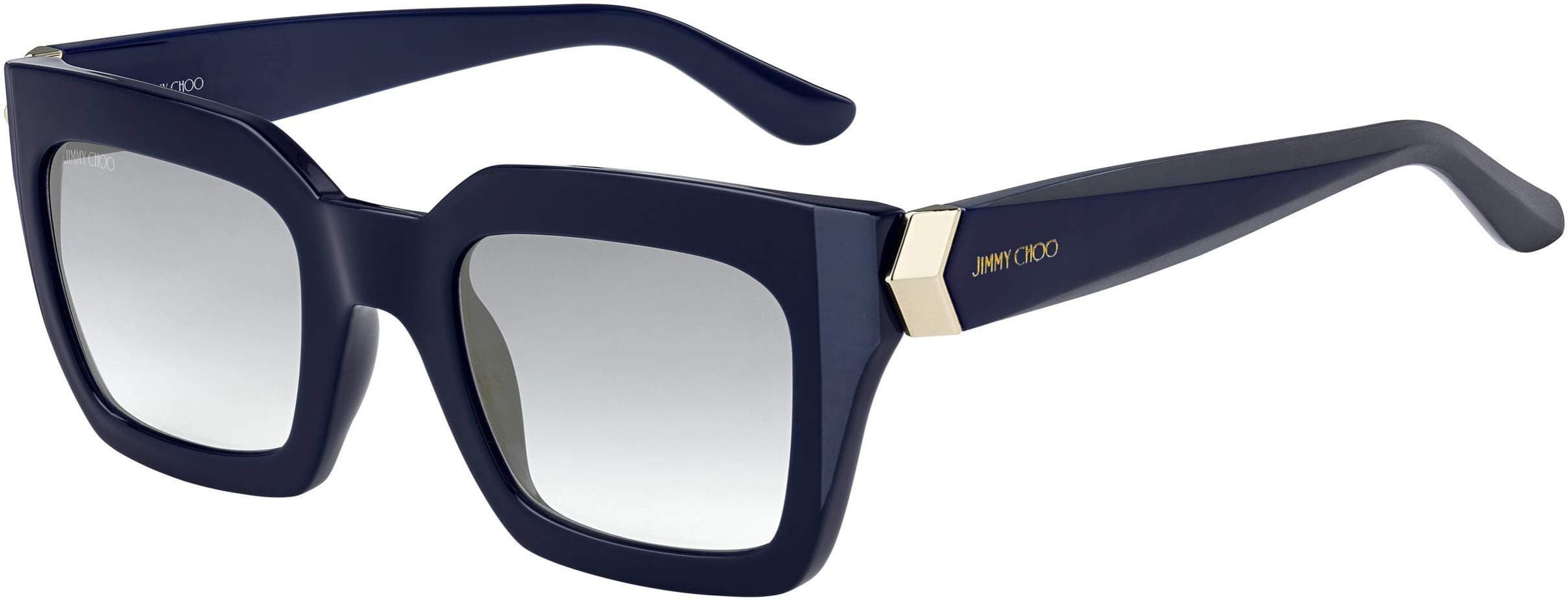 Sunglasses Jimmy Choo Maika/S 0PJP Blue/Ez Green Silver Mirror