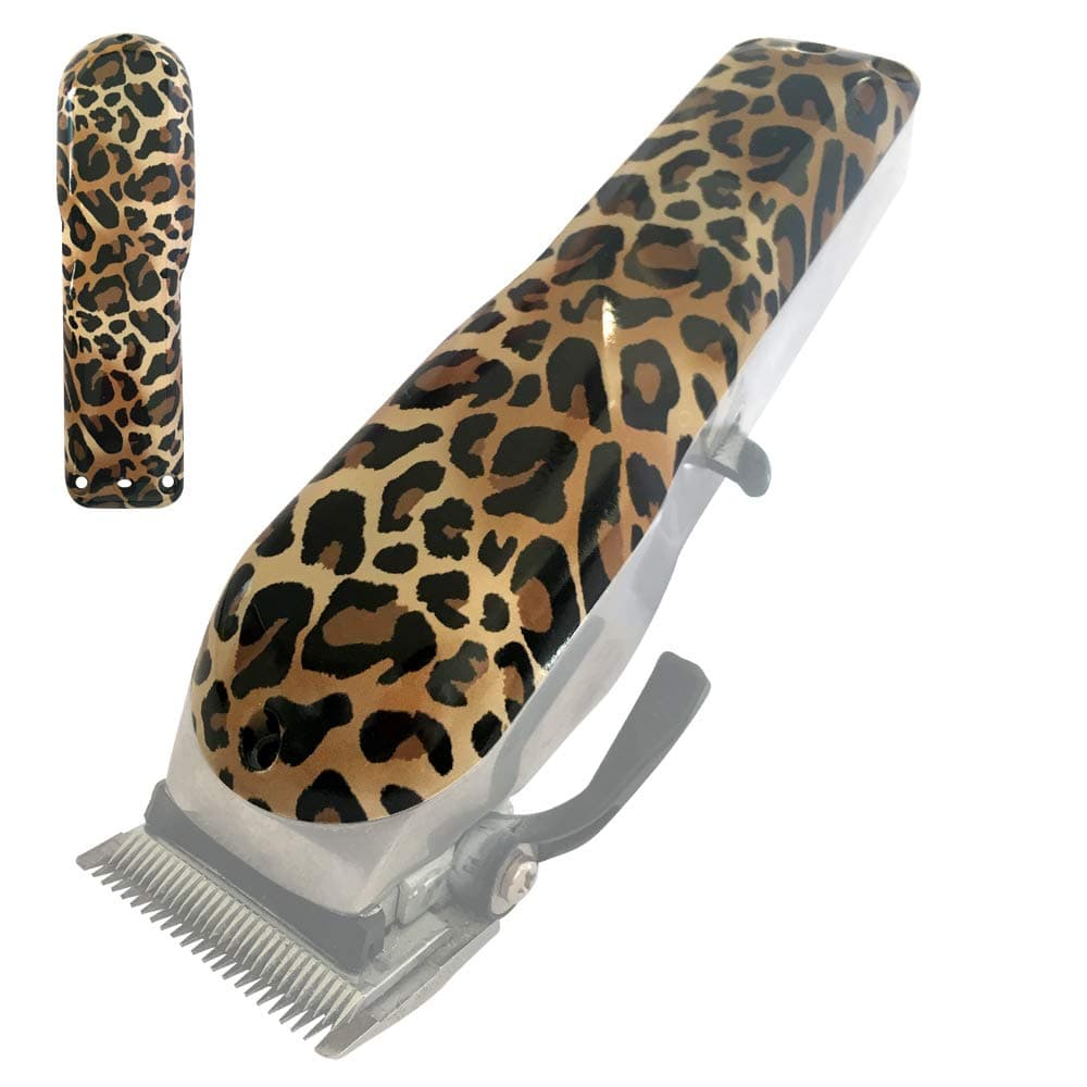 Leopard DIY Back Housing, Leopard Back Cover for Wahl 5-Star Series Cordless Senior Clipper #8504 (Leopard)