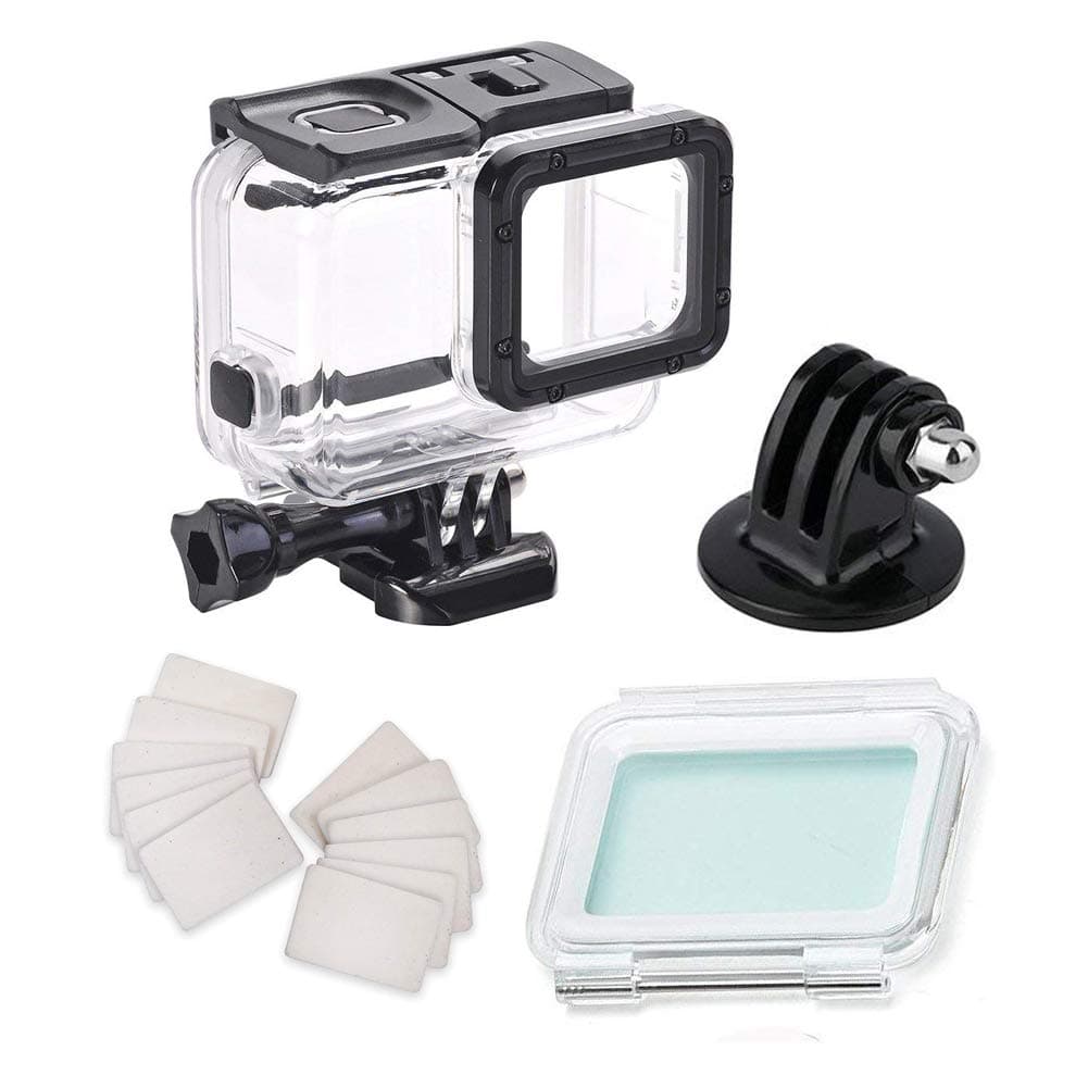Waterproof Housing Case for Gopro Hero7 Silver Hero7 White, with Anti Fog Inserts Accessories Suitable for Underwater Diving Photography 45M Protective Shell