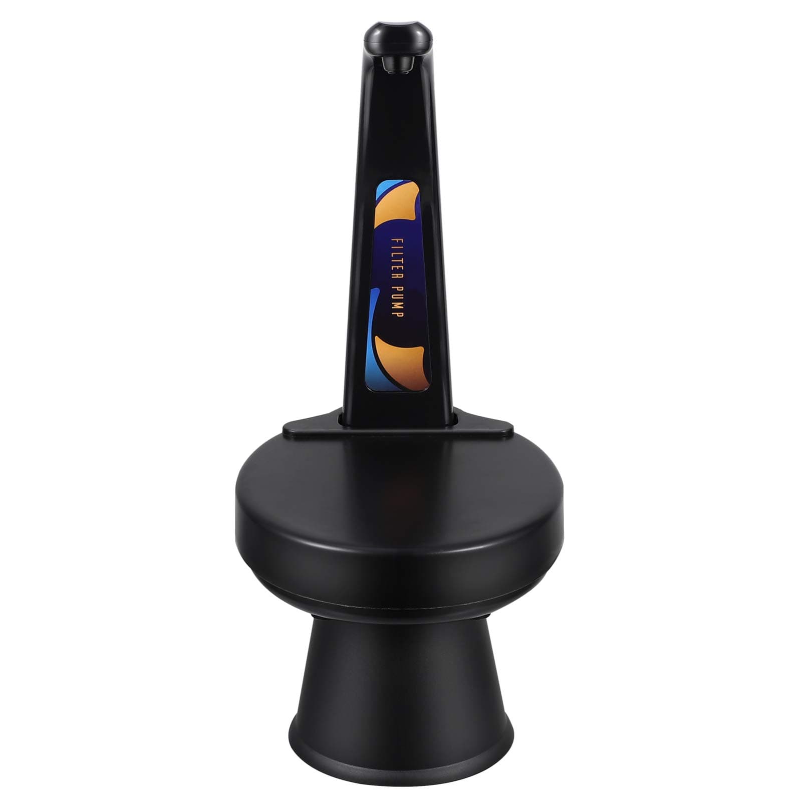 Hemoton Water Bottle Pump Gravity Sensor Automatic Water Dispenser USB Charging Portable Electric Drinking Water Pump for Home Office Travel Camping Black