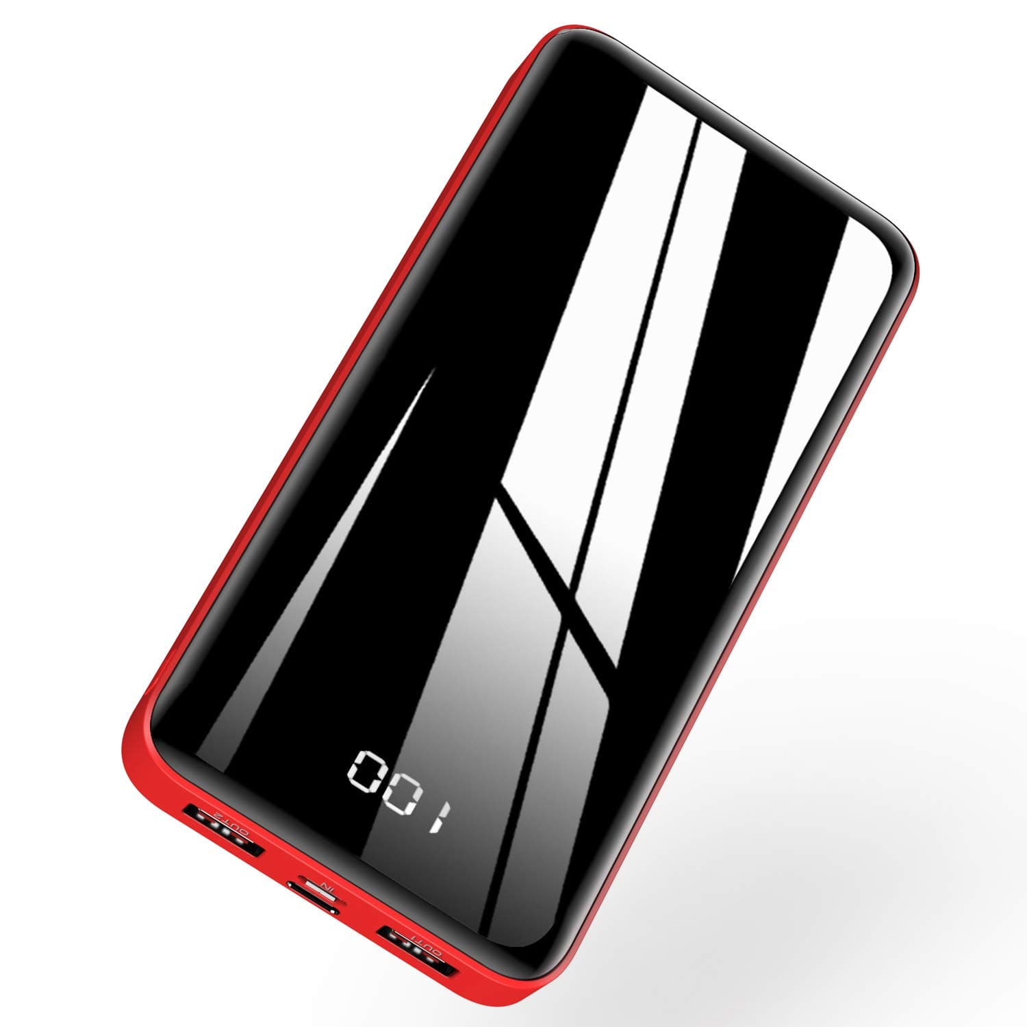 AWEHIRU Portable Charger Power Bank 26800mAh Horcol External Battery Pack with LED Digital Display, Dual Input Port and 2 USB Ports for Samsung Galaxy, Android and Other Smart Devices