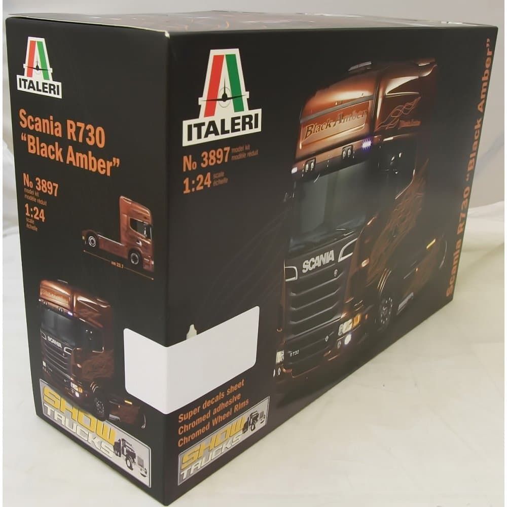 Italeri 3897S Scania R730 Black Amber Model Kit