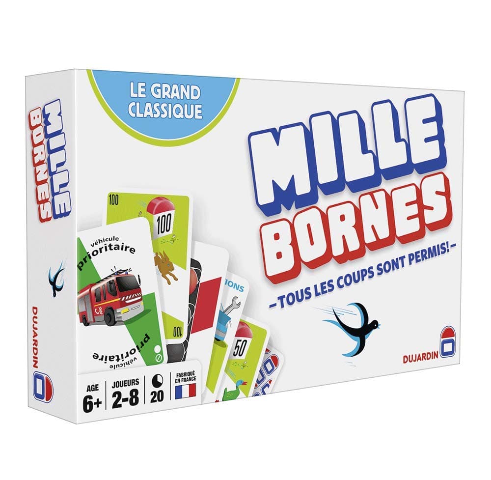 Dujardin 59025 Mille Bornes The Great Classic, White
