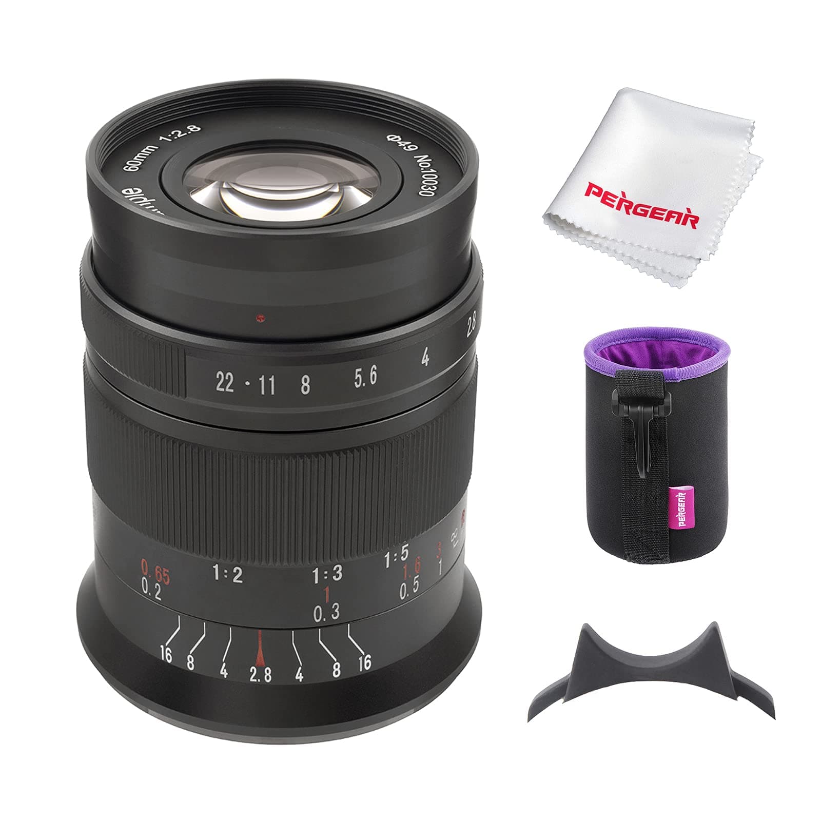 7artisans 60mm F2.8 II V2.0 APS-C Format Macro Lens, Compatible with Fuji X-mount Cameras Cameras X-A1 X-A10 X-A2 X-A3 A-AT X-M1 XM2 X-T1 X-T3 X-T10 X-T2 X-T20 X-T30 X-Pro1 X-Pro2 X-E1 X-E2 E-E2s X-E3