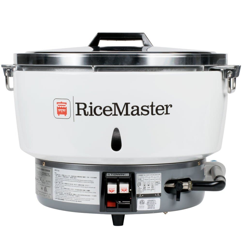 Town Food Service 55 Cup RiceMaster Natural Gas Rice Cooker