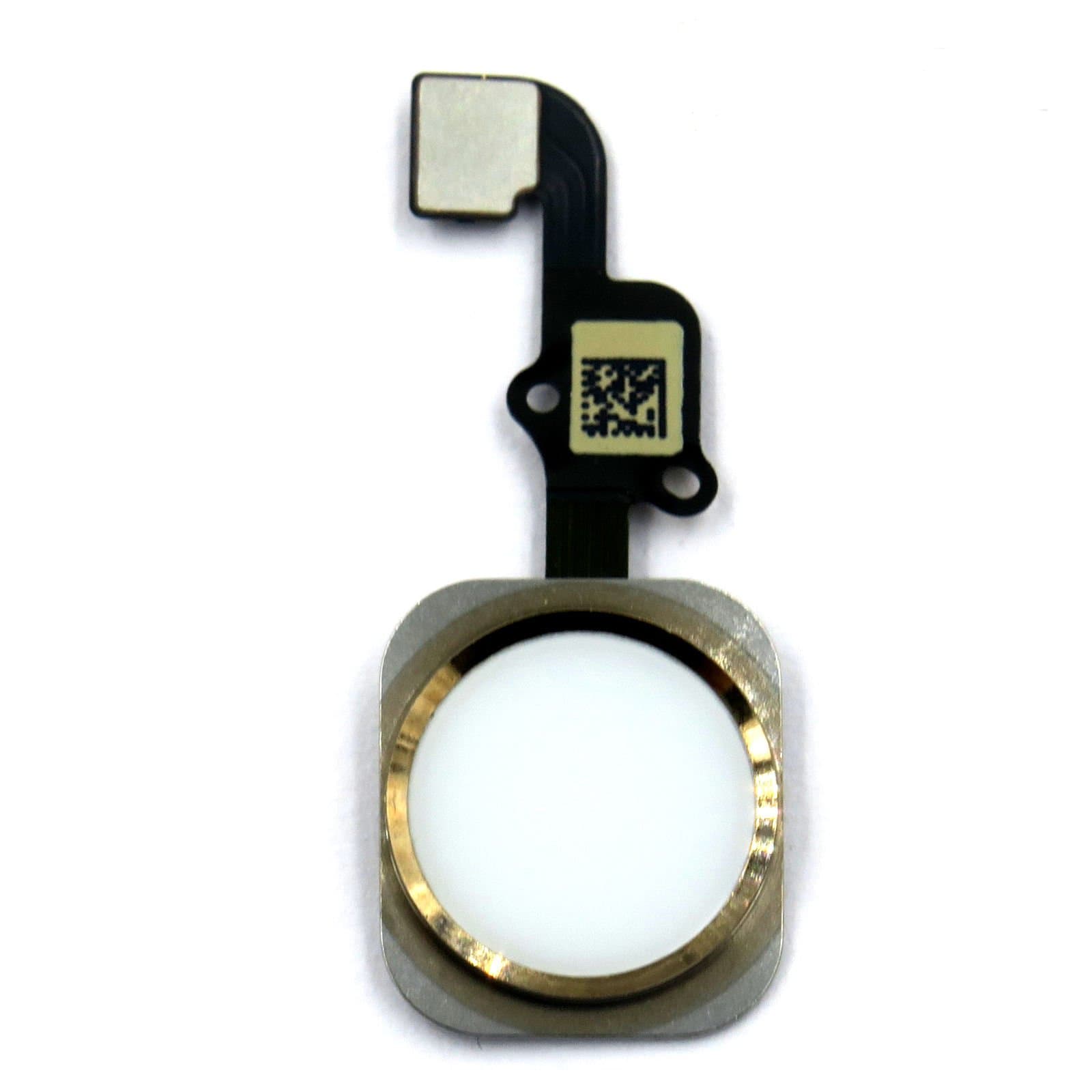 Home Button Key with Flex Cable and Rubber Ring Replacement Part for iPhone 6s and 6s Plus (Gold)