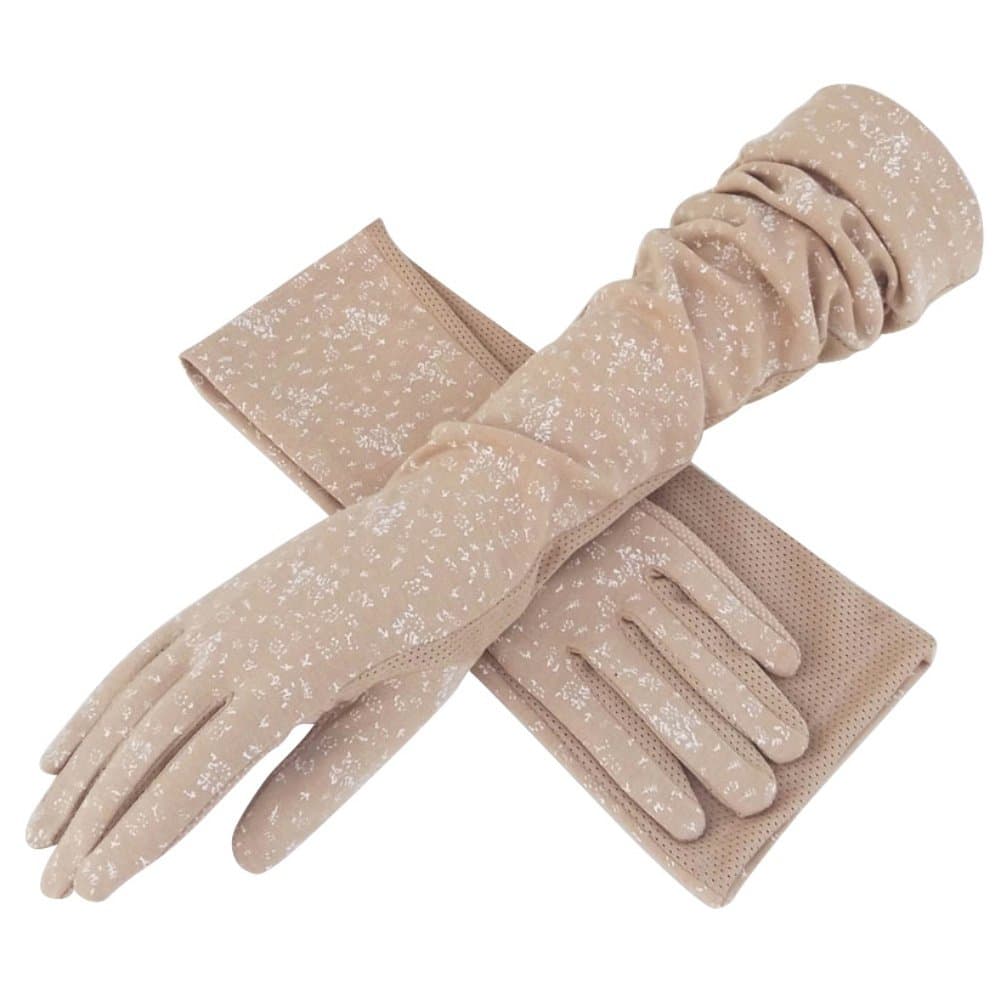 Women Driving Gloves Party Dress up Costume Sun Protection Long Sleeve Gloves