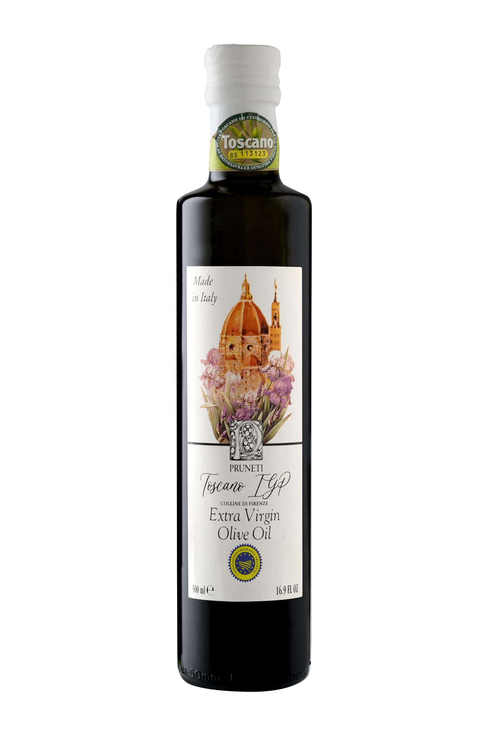 Florence N°1 Drinking Extra Virgin Olive Oil, New 2024-2025 Premium Early Harvest, Polyphenol Rich 400+ mg/kg, Gold Winner from Tuscany, First Cold Pressed, Ideal for Cooking and Finishing, Non-GMO