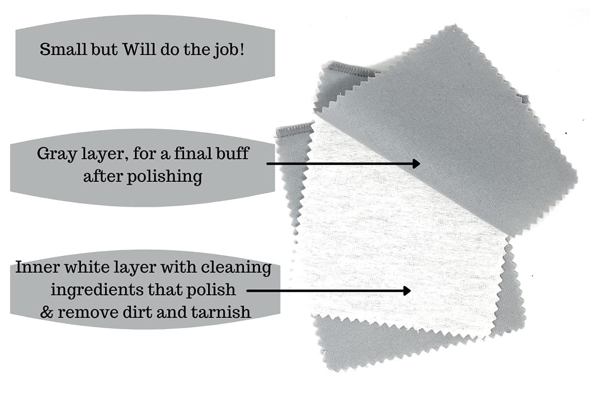 CONNOISSEURS Jewelry Cleaner for Diamond, Platinum, Gold & Precious Stones with polishing Cloths, Brush & dip Tray