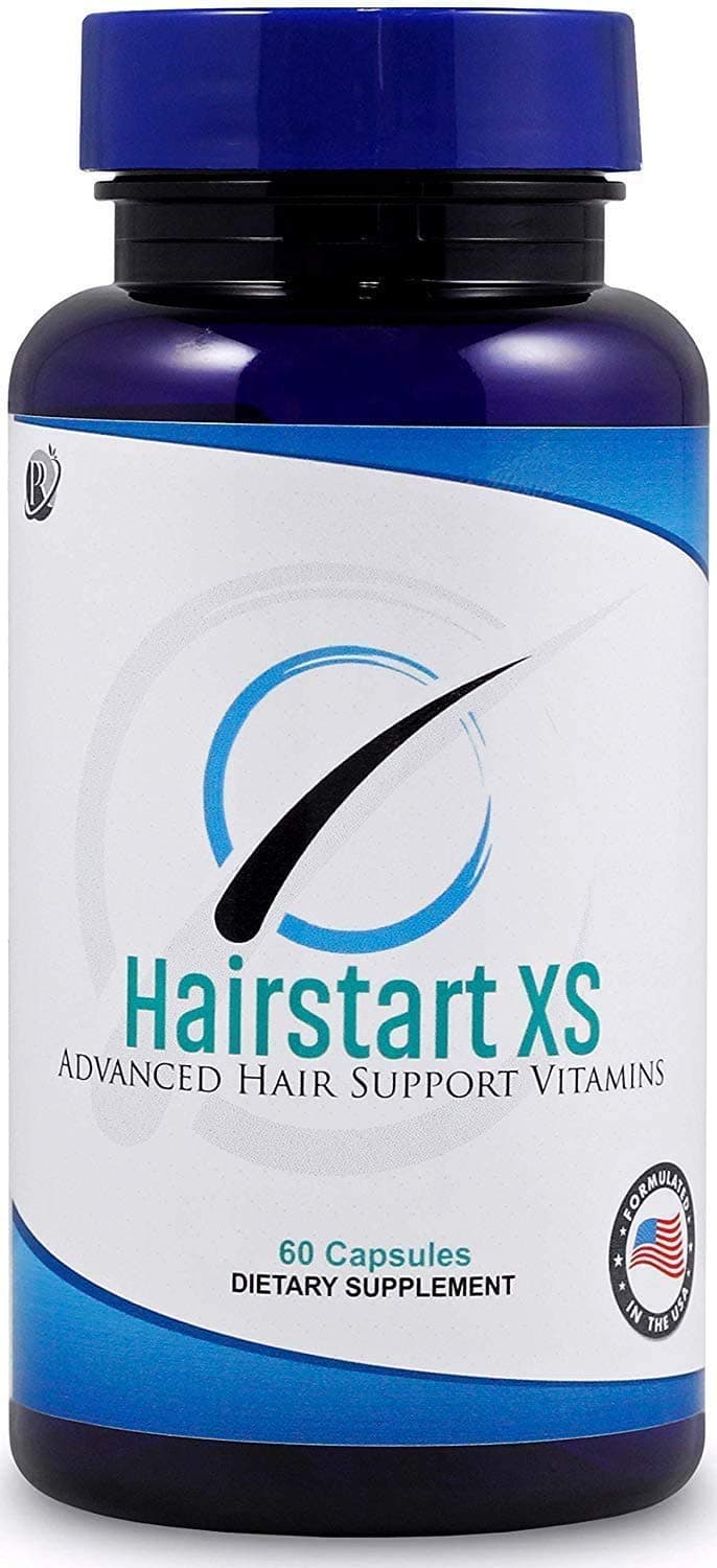 Hairstart XS: Powerful Hair Growth Vitamins, DHT Blocker, Stop Hair Loss, Thinning, Balding & Promotes Hair Regrowth, Men & Women, All Hair Types, 30 Day Supply