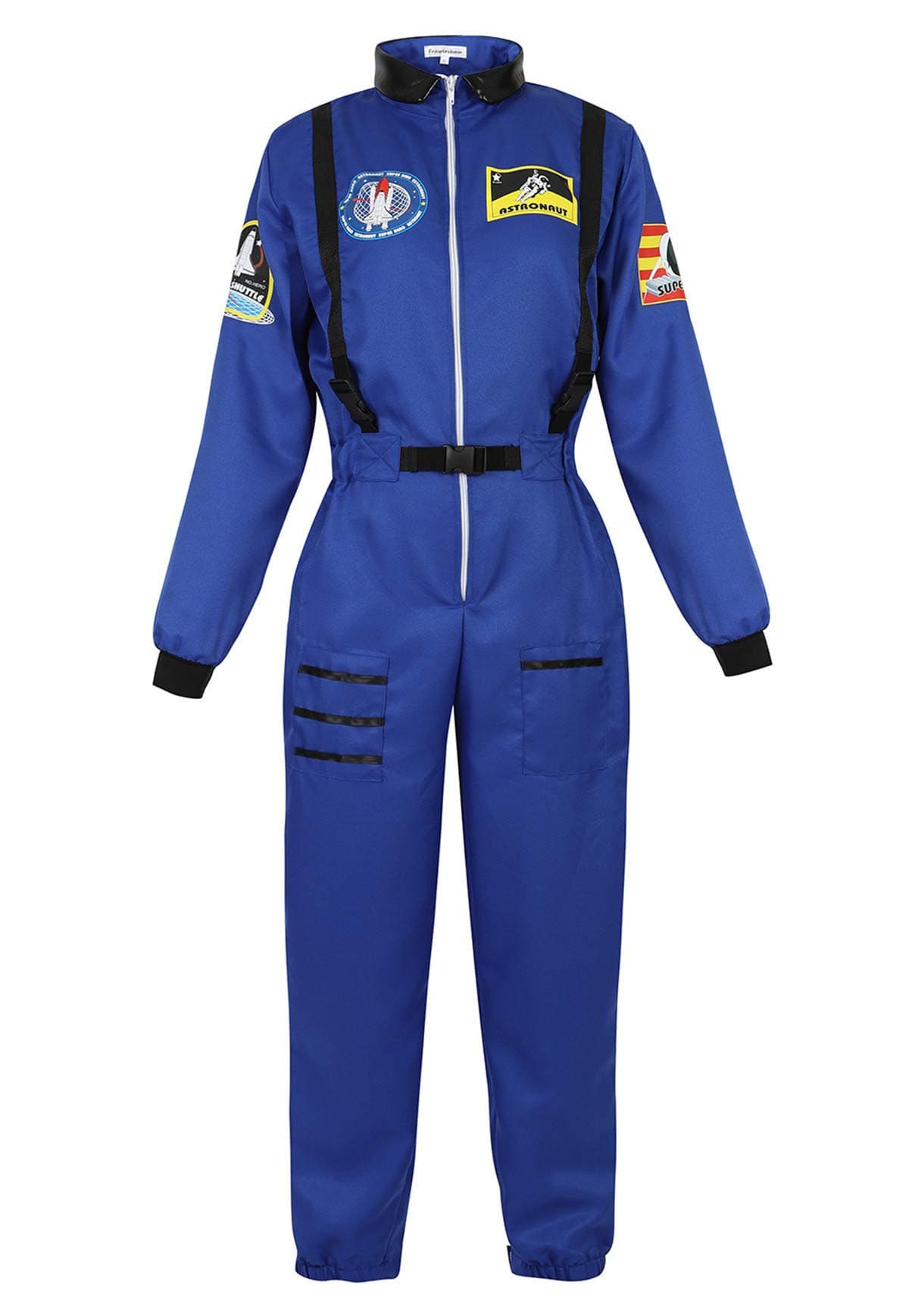 Lehauya Womens Astronaut Costume Adult Astronaut Suit Flight Jumpsuit Cosplay Dress Up Costume