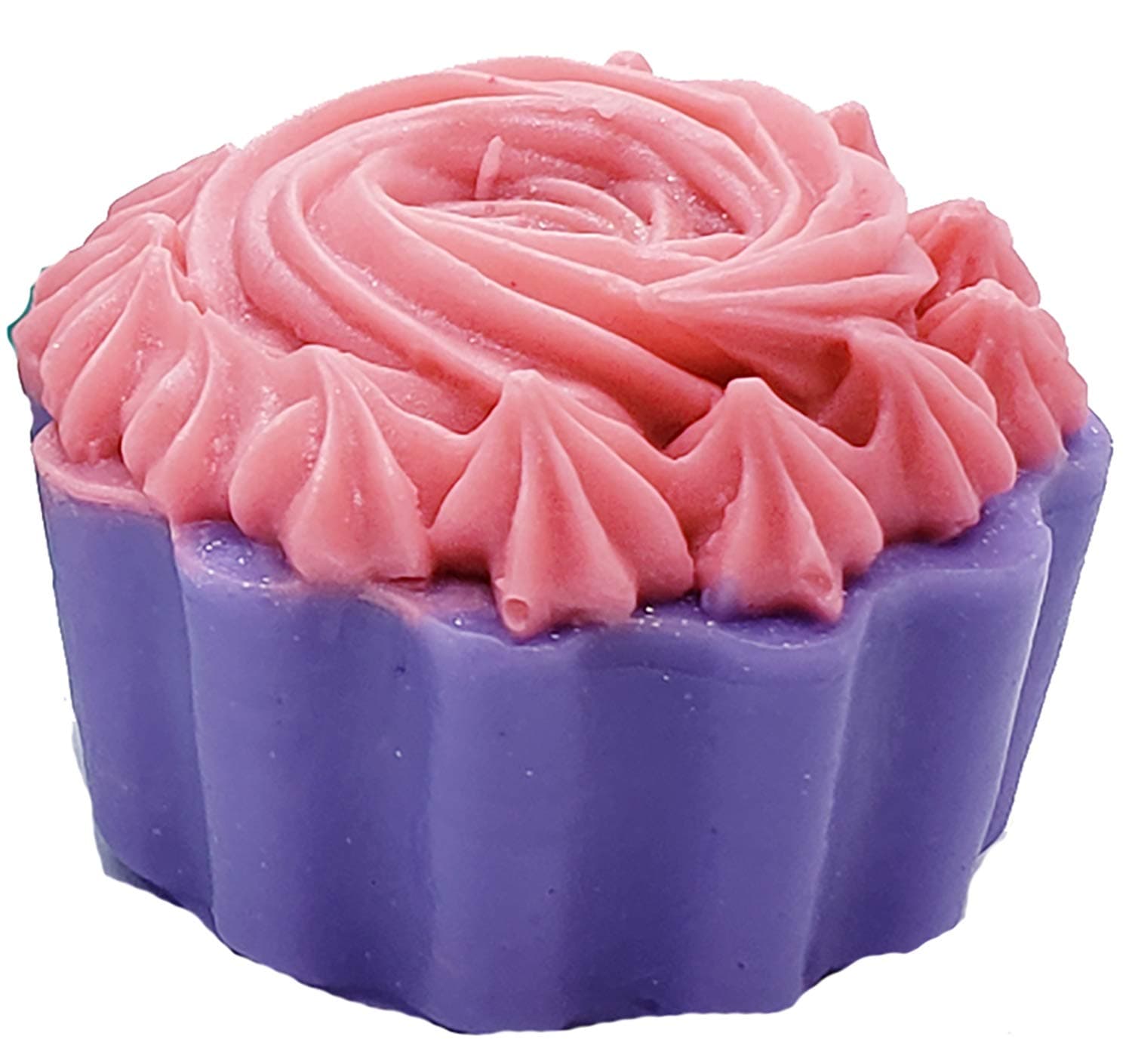 Cupcake Swirl Rose 3D Silicone Soap and Candle Mold - Reusable Flexible DIY Soap Making Molds and Supplies by Coronado Home