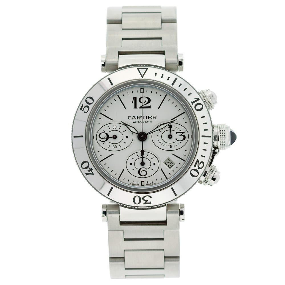 Cartier Men's W31089M7 Pasha Seatimer Chronograph Watch