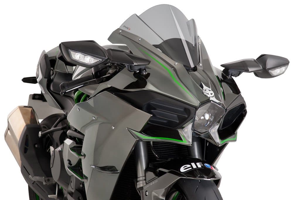 Puig Racing Screen Kawasaki Ninja H2/H2R 15フィート-20フィート C/SMOK。