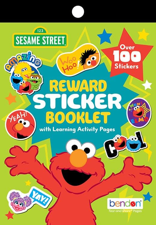 Bendon Publishing Sesame Street Rewards Mini Sticker Booklet Pad