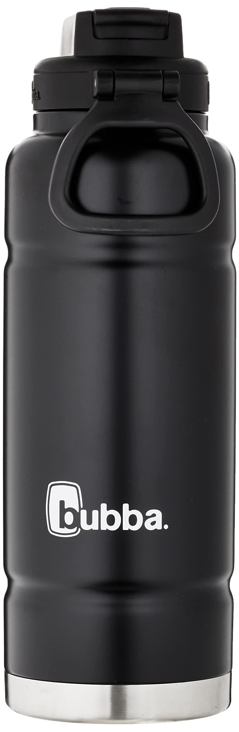 Bubba Trailblazer 40oz Vacuum-Insulated Stainless Steel Water Bottle with Straw & Carry Handle, Keeps Drinks Cold up to 24hrs, Great for Travel, Work, School, & More, Licorice