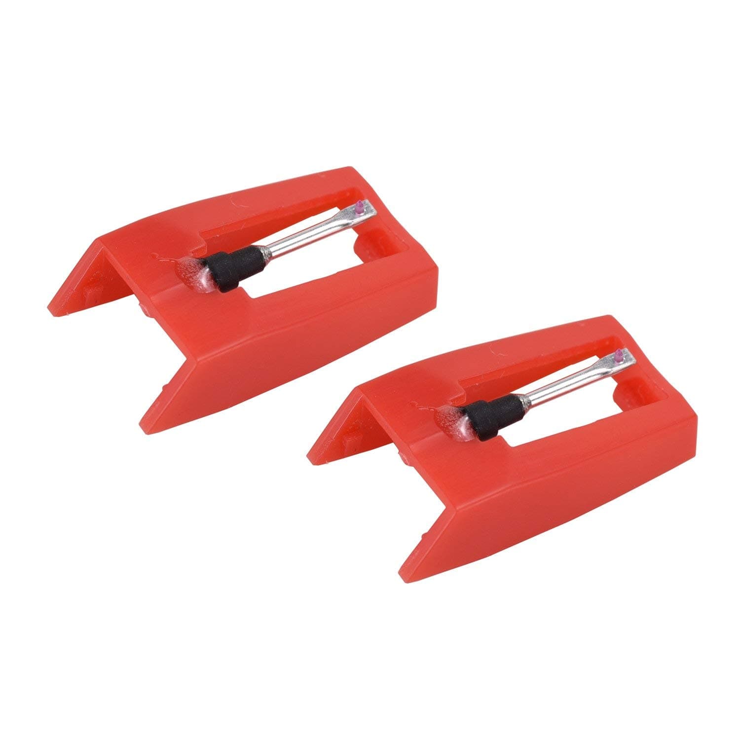 2-Piece Turntable Needles, Ruby Tip, for Crosley, Ion, Jensen, Bush, Teac, and More