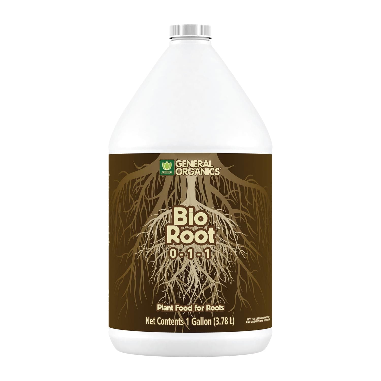 General Organics BioRoot, Plant Food for The Roots, 0-1-1, 1 gal.