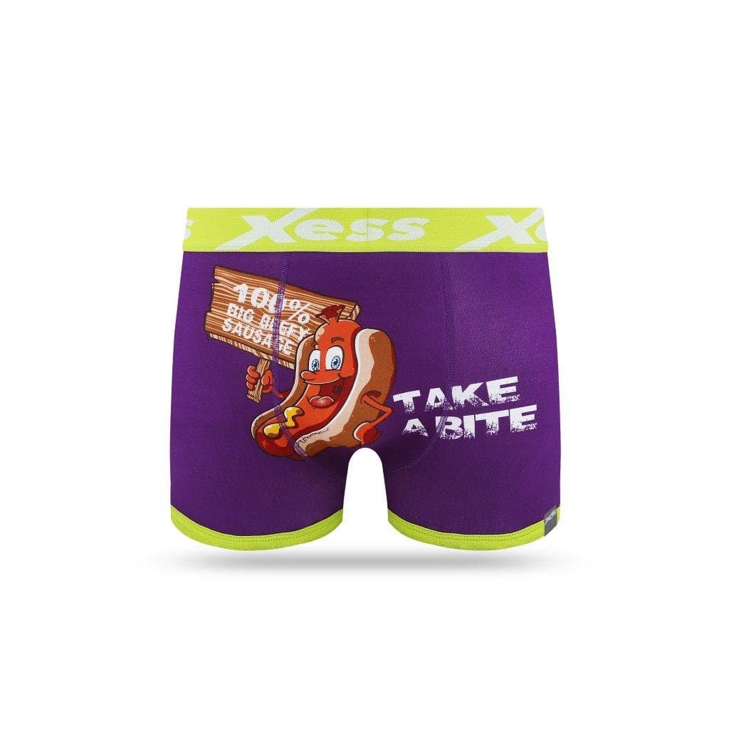 Men's Designer Novelty Rude Ballsy Boxers Trunks Funny Underwears