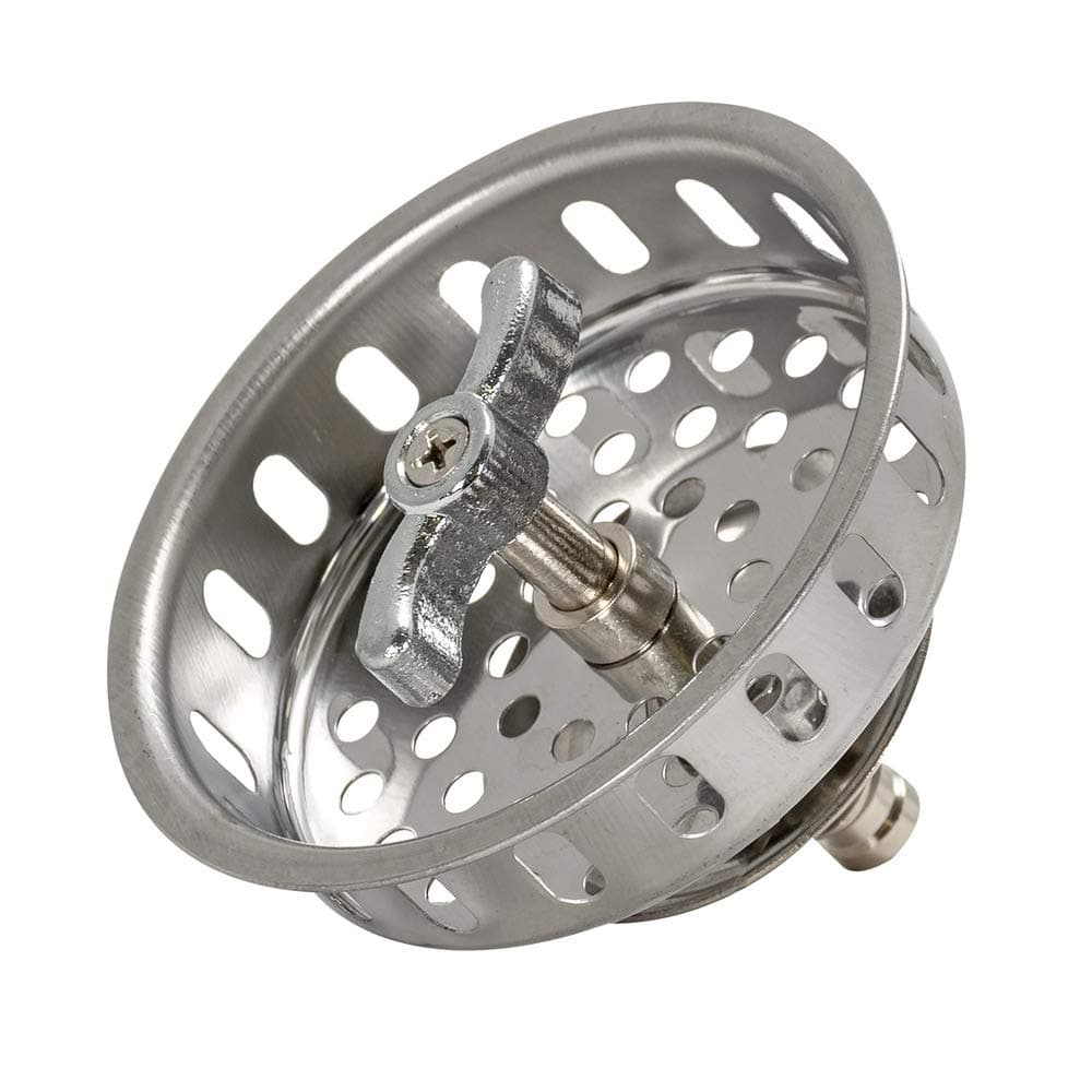 EZ-FLO30047 threaded post stainless steel replacement basket, White, 2.6 x 3.45 x 3.45