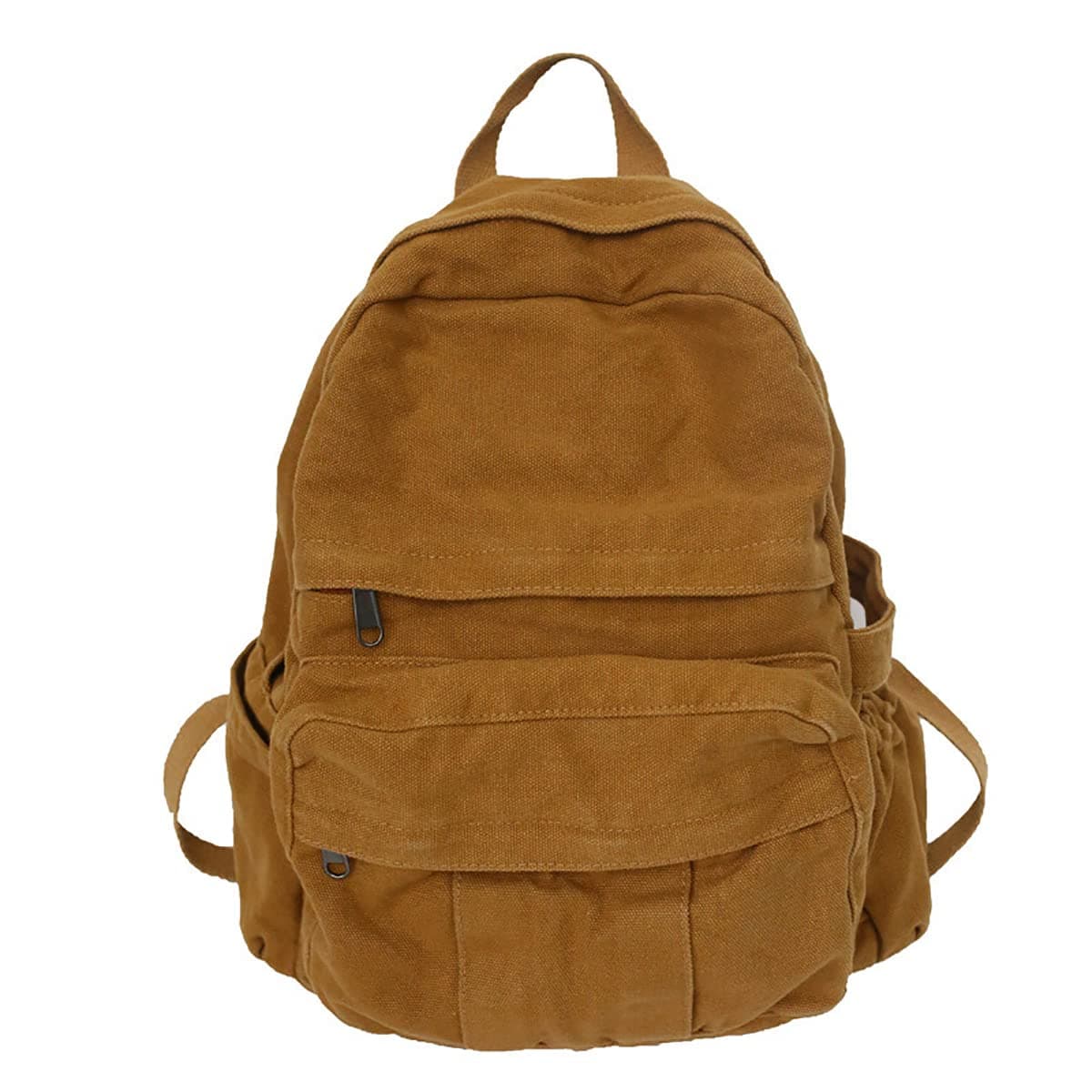 Laptop Backpack for Women Travel Canvas Vintage Brown Aesthetic School