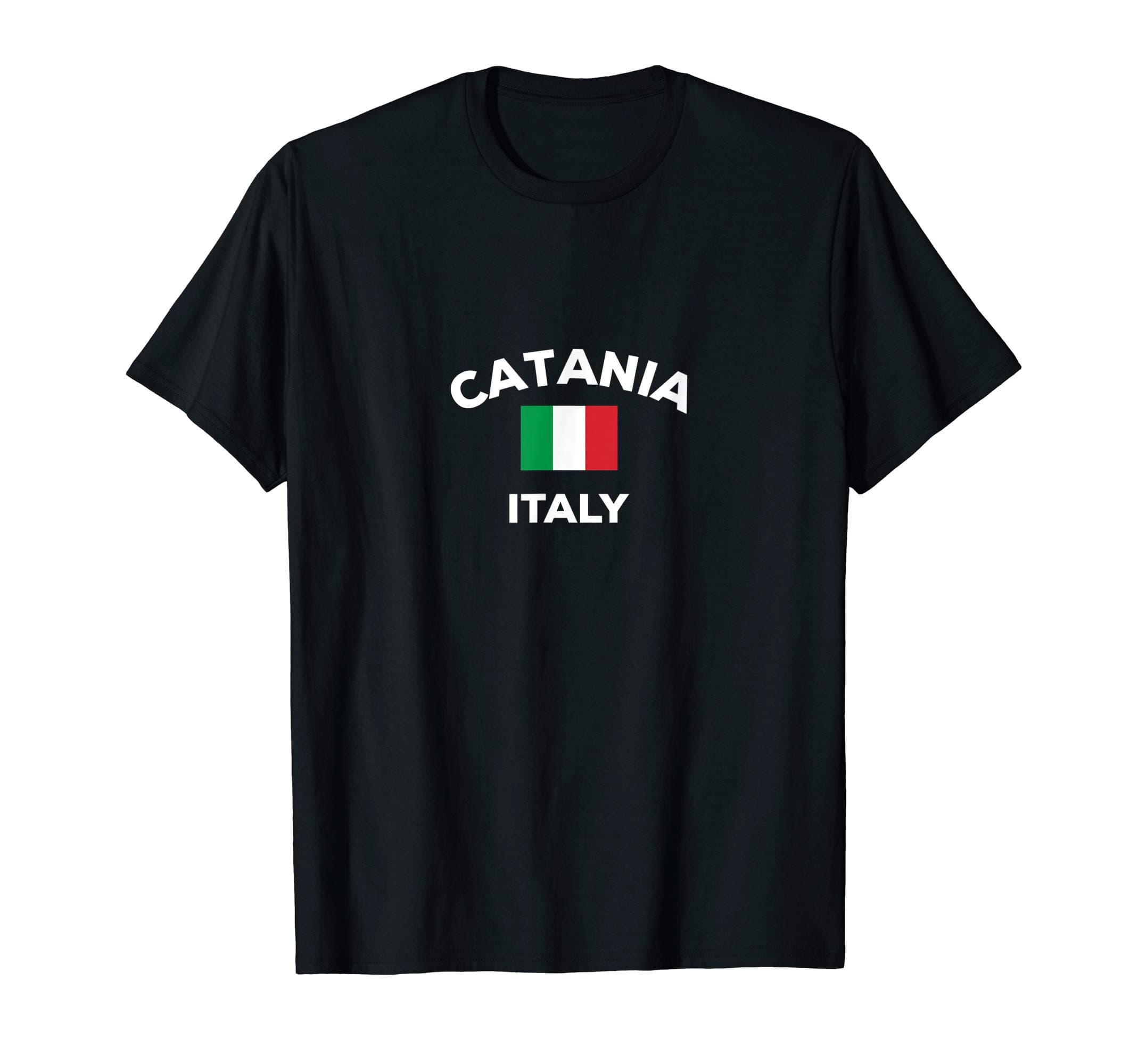 GJNIE TeesCatania Italy Italia Italian Flag City Tourist Souvenir T-Shirt