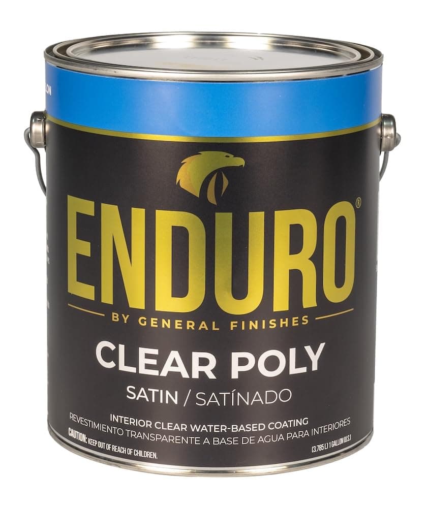 Enduro Water Based Clear Poly, 1 Gallon, Satin