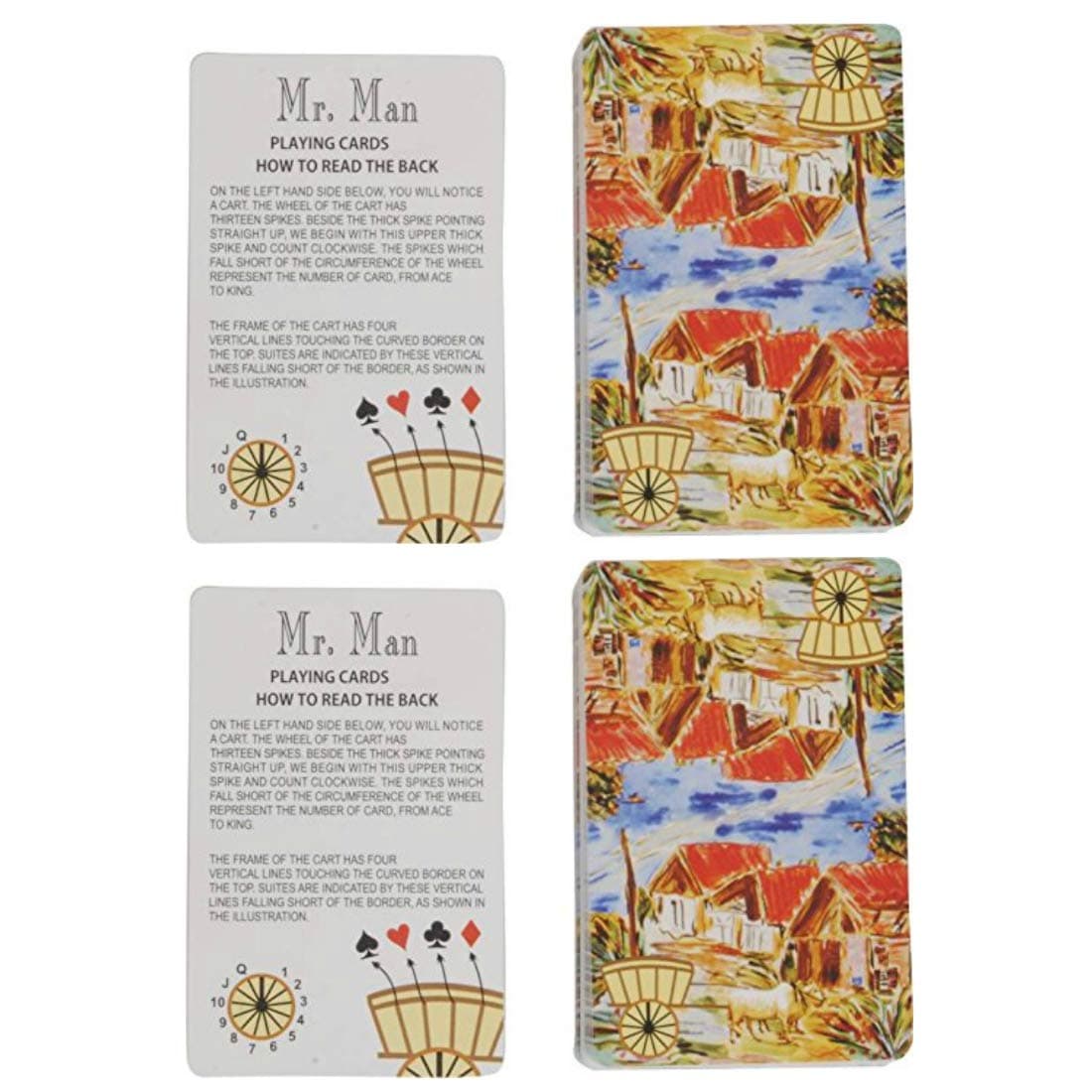 zvr iZED Magic Marked SPY Platinum Series Magician Playing Cards 2 Decks (Pack of 2)