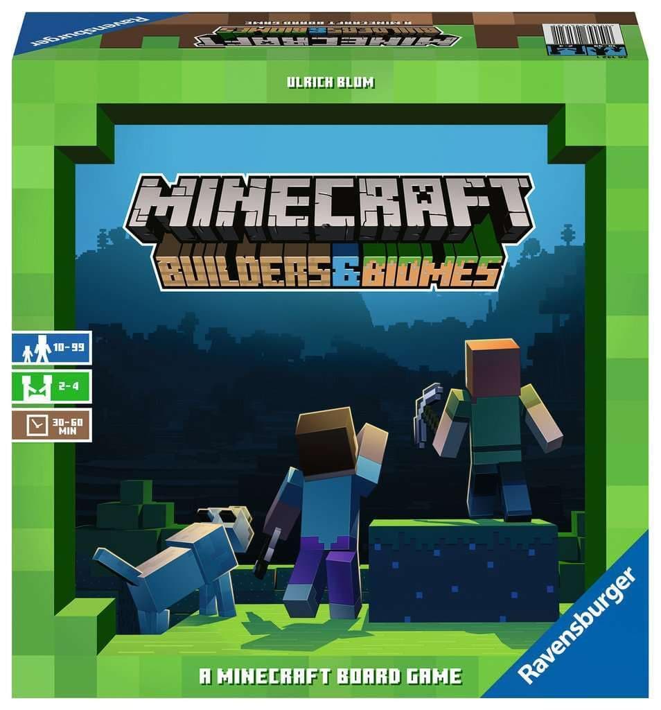 Ravensburger Minecraft: Builders & Biomes Strategy Board Game Ages 10 & Up