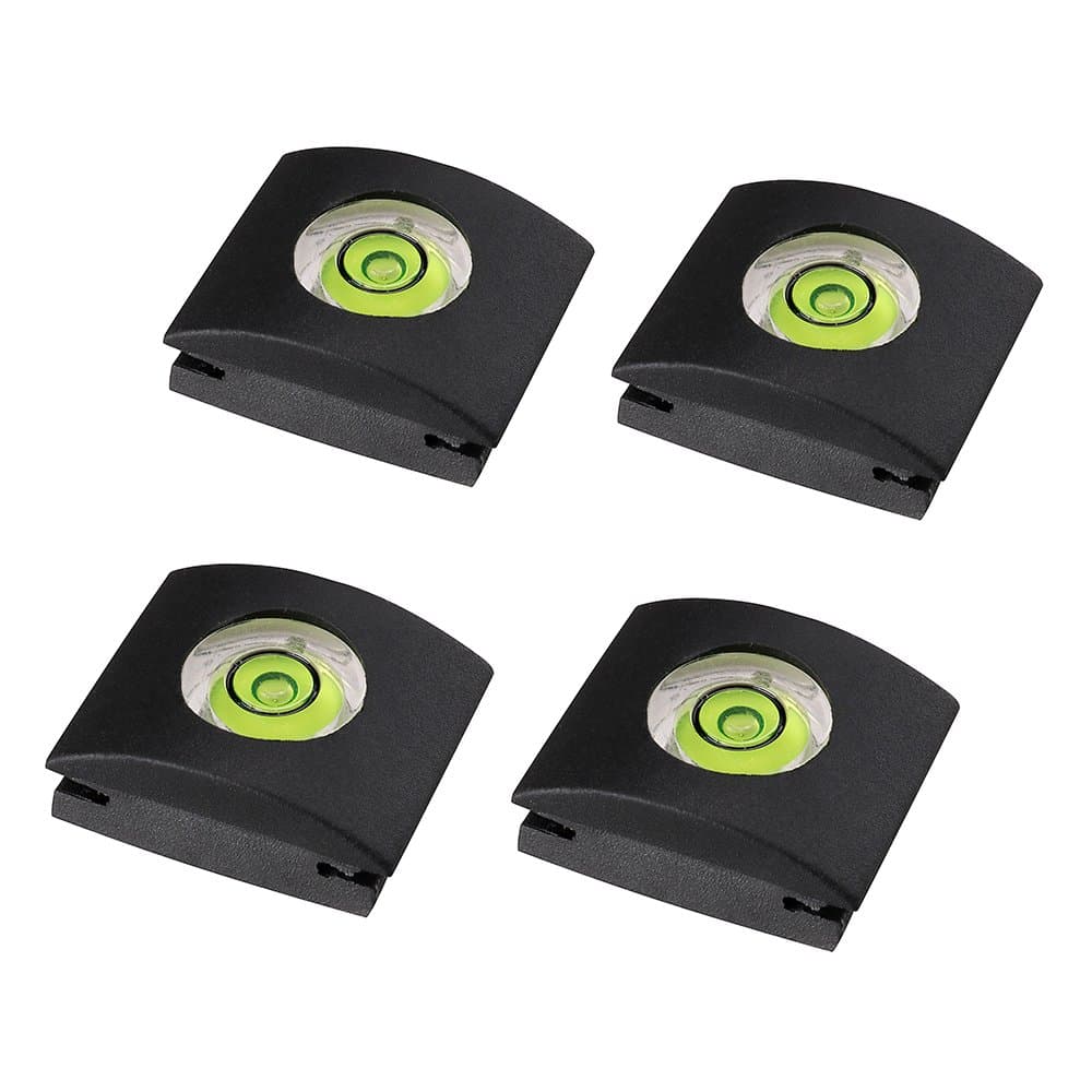 Fotosnow Camera level Hot Shoe Level Standard Shoe Mount with Bubble Spirit Level Hot Shoe Cover for Sony A6000 Nikon Panasonic Fuijfilm Olympus Penxtax Sigma DSLR/SLR/EVIL-4 Packs