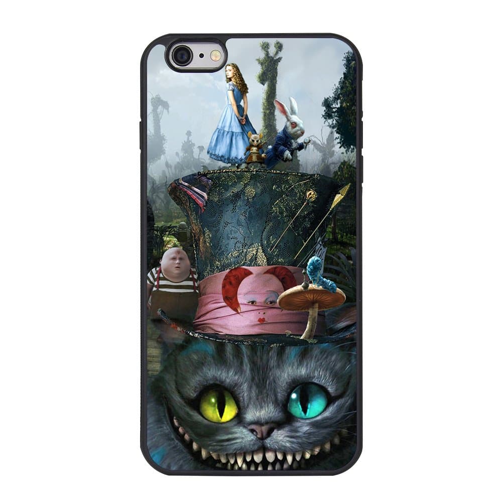 Alice in Wonderland iPhone 6 plus Case,Alice in Wonderland Cell Phone Case for iPhone 6 plus/6s plus 5.5" TPU Case