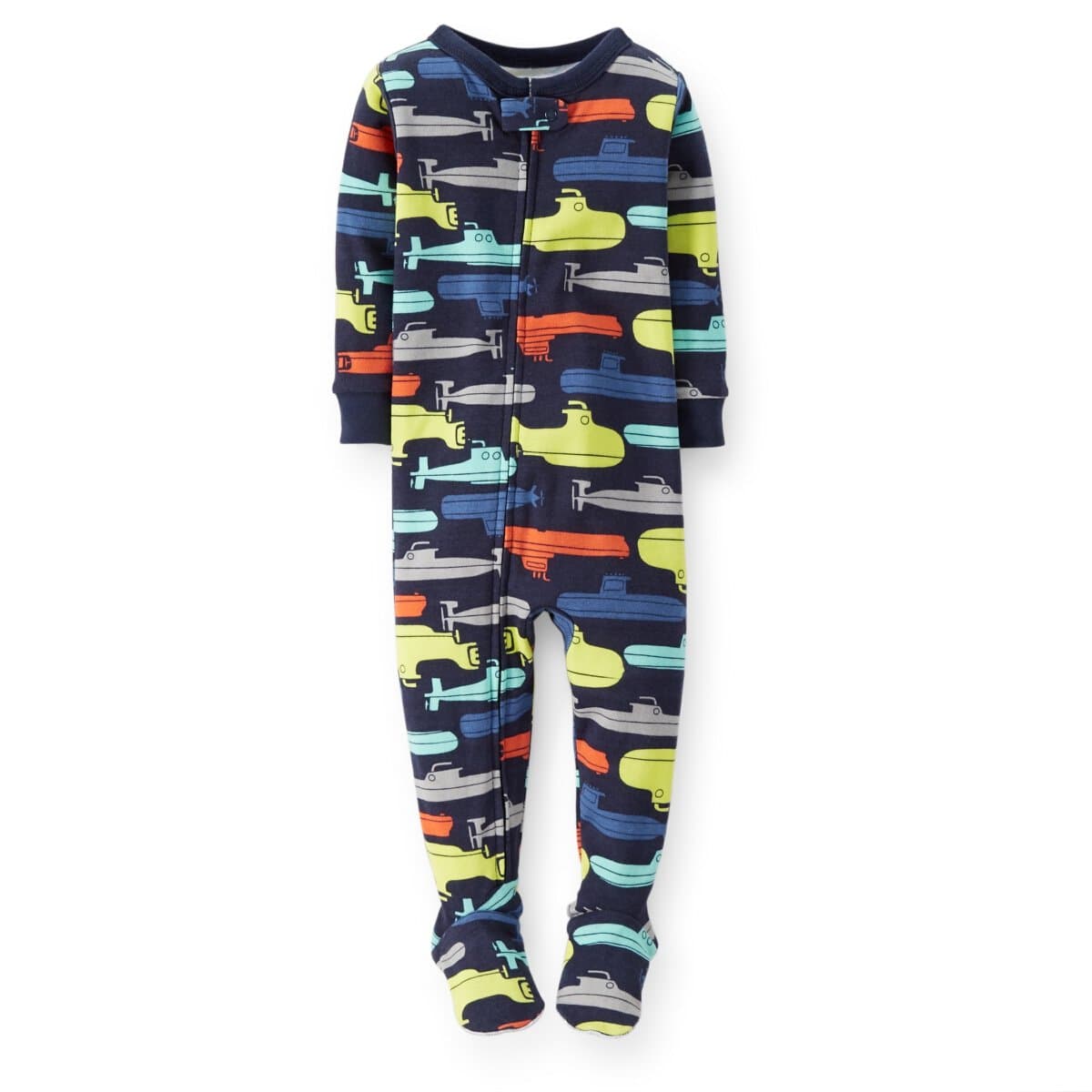 Carter's Baby Boys' Print Cotton Footie (Baby) - Submarine - 24 Months