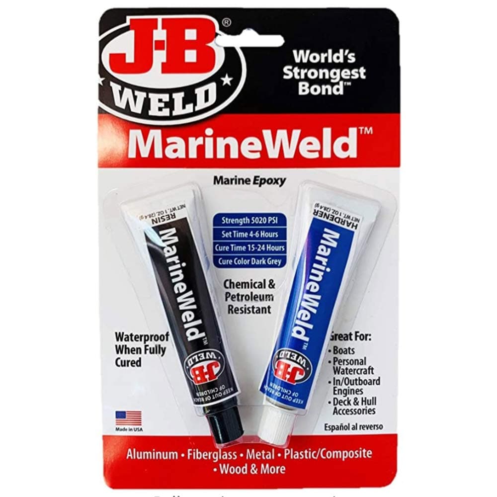 8272 MarineWeld Marine Epoxy - 2 oz.(2Pack)