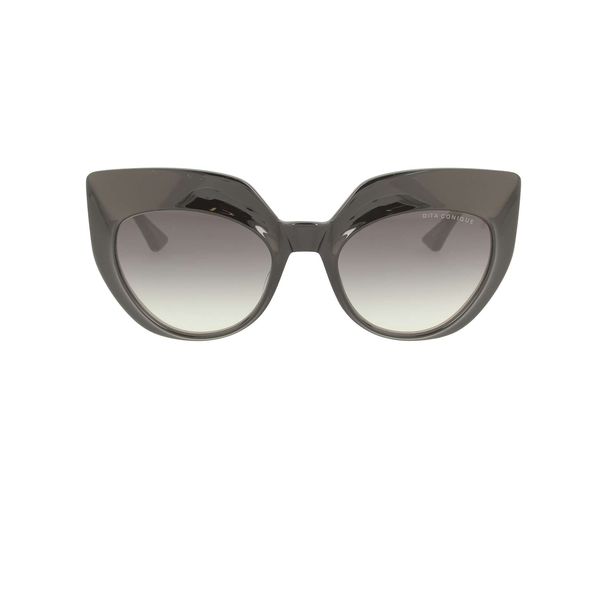 DTS514-53-01 CONIQUE Sunglasses Black w/ Dark Grey to Clear - AR 53mm