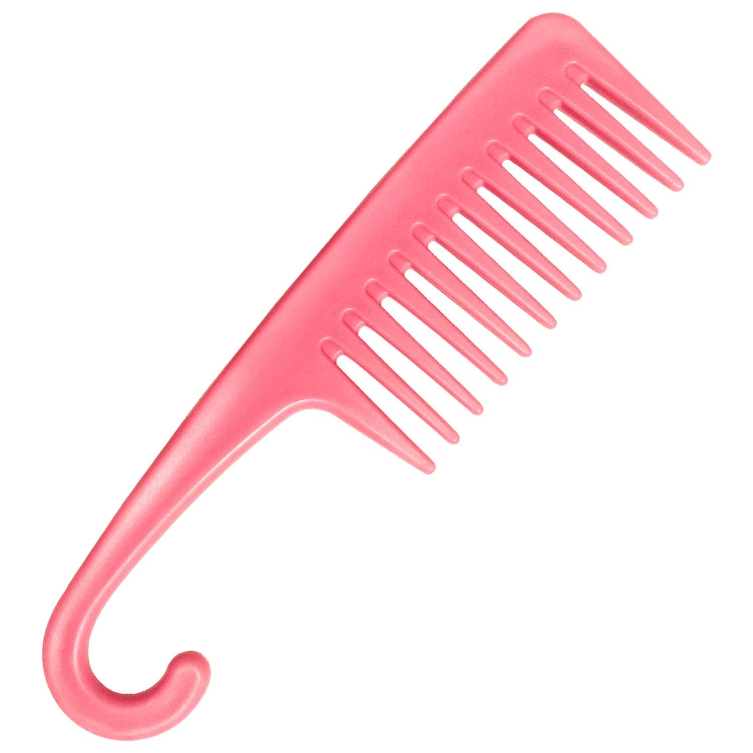 WapodeaiWide Tooth Comb Shower Comb, Premium Antistatic Curly Hair Comb, Suitable for Wet Comb, Dry Combs, Combs for Women (Pink)