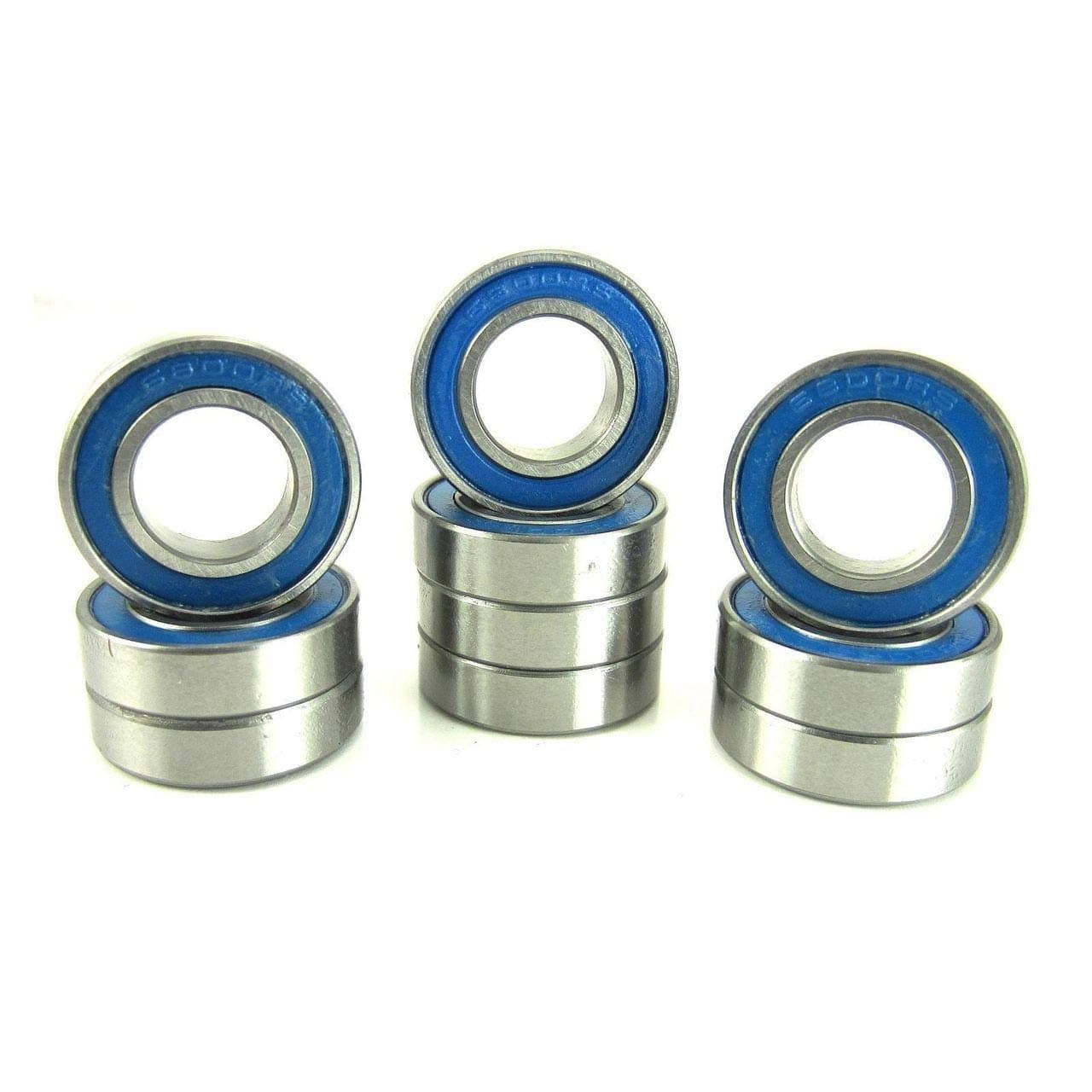 TRB RC10x19x5mm Precision Ball Bearings ABEC 3 Rubber Sealed Blue (10) 6800-2RS