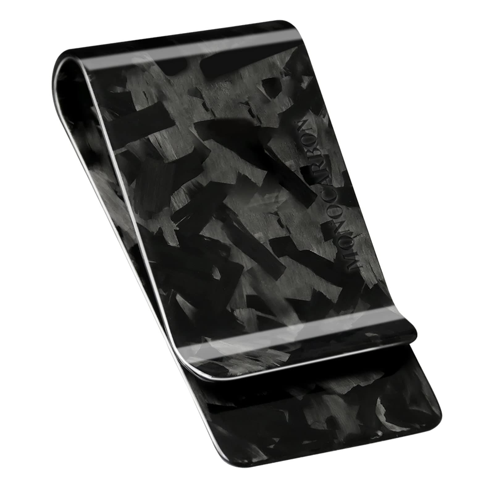 Carbon-Fiber-Money-Clip-for-Men, Minimalist-Money-Holder for Cash, High Elastic Carbon-Fiber-Wallet, Slim and Durable