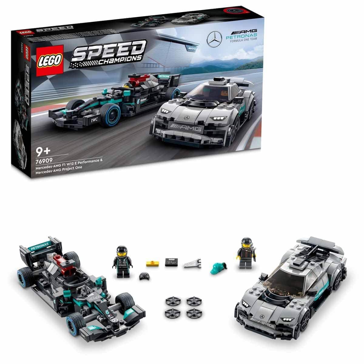 Speed Champions - 76909 Mercedes-AMG F1 W12 E Performance & Mercedes-AMG Project One