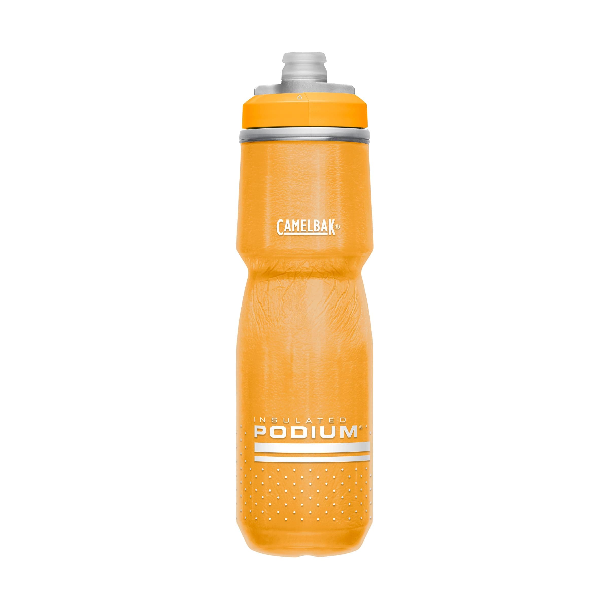 Podium Chill Bike Insulated Squeeze Water Bottle Orange, 24oz