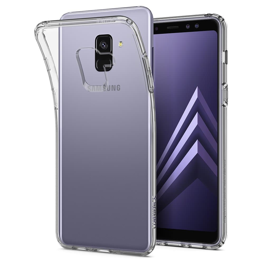 Spigen Liquid Crystal Designed for Samsung Galaxy A8 Case (2018) - Crystal Clear