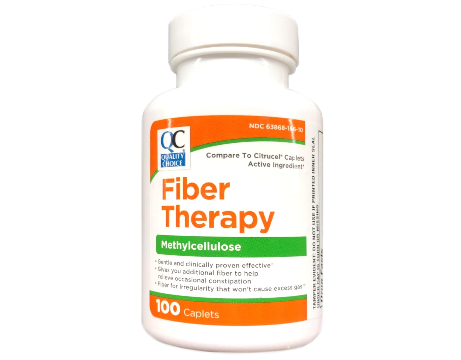 Quality Choice Fiber Therapy Caplets 100 Ct