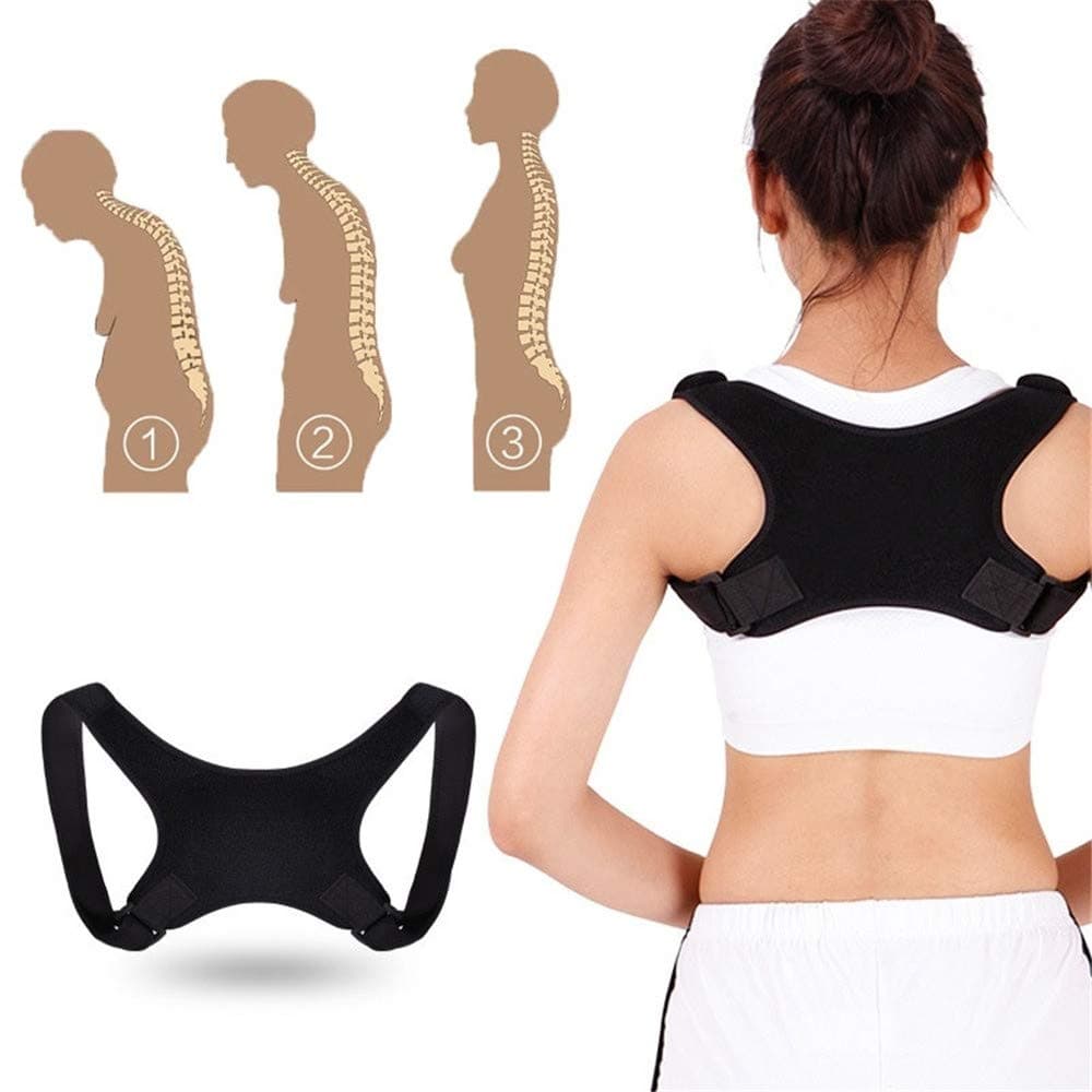 Posture Corrector Support Back Shoulder Brace Belt for Men Women Adult Child