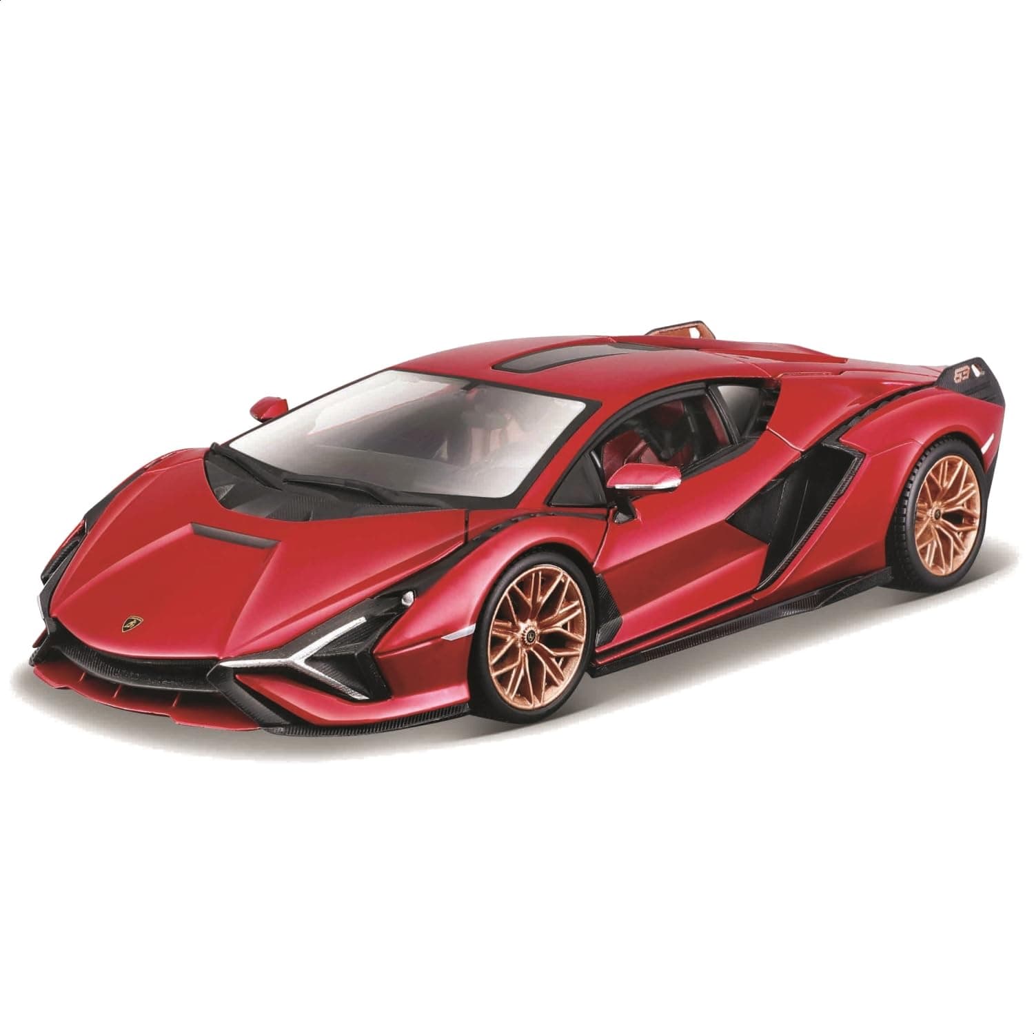 Bburago Lamborghini SIAN FKP 37 Super Car – 1:24 Scale – Incredibly Detailed Die-Cast Replica Collectible Model Vehicle