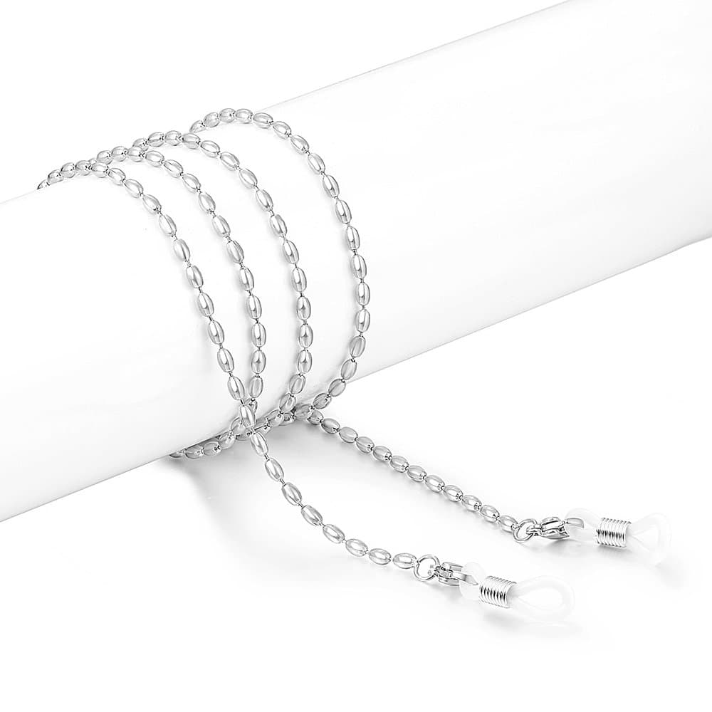 HALF CRESCEN Glasses Chain, Mask Chain Necklace Holder lanyard for Women, Stylish Eyeglass Chain Sunglass Holder Strap