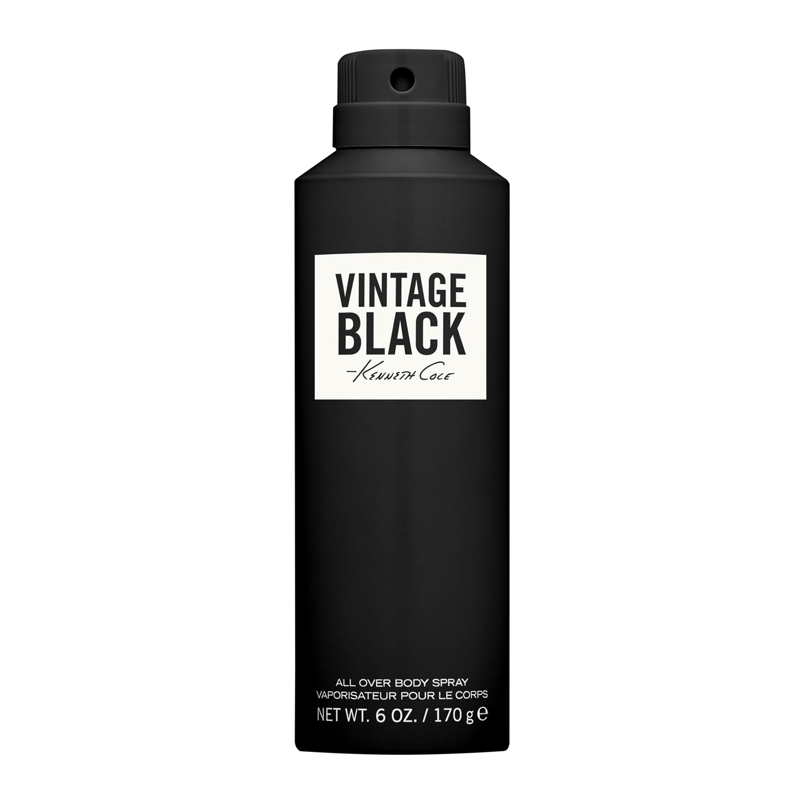 Kenneth Cole Vintage Black for Men 6 oz Body Spray