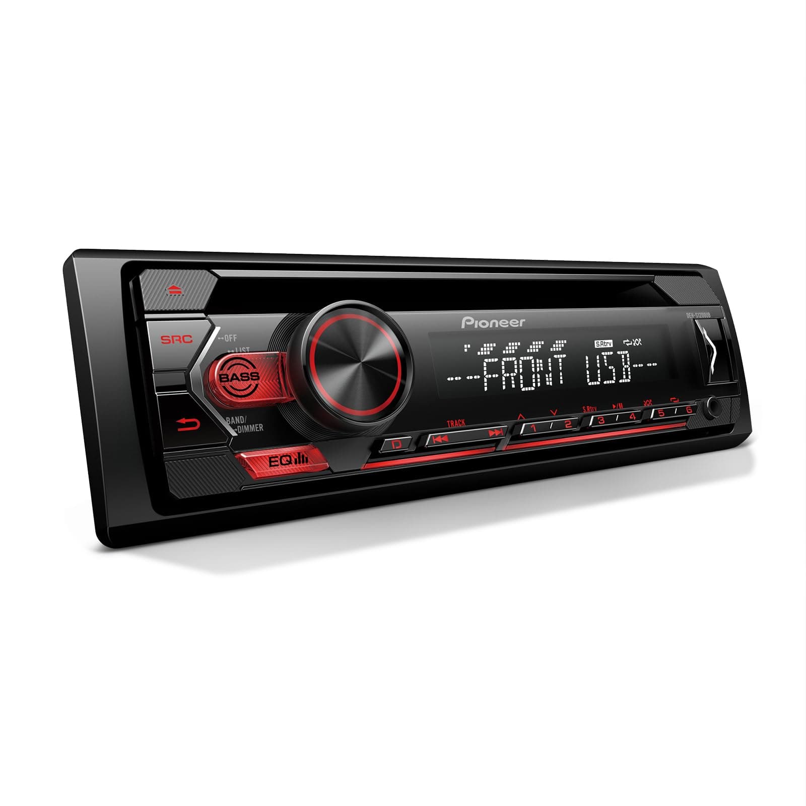 DEH-S1200UB 1-Din CD Receiver – USB, AUX, FLAC Playback, AM/FM Radio, 50W x 4 Output, MIXTRAX, Detachable Face, Preset EQ, Bass Boost, Remote Control Included
