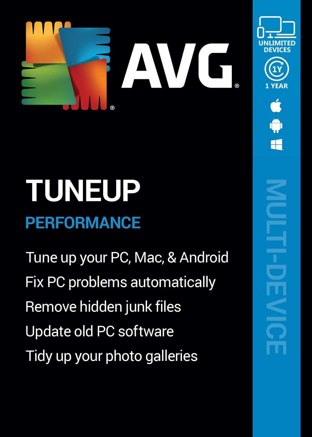 AVG TuneUp 2020 - Unlimited Devices, 1 Year