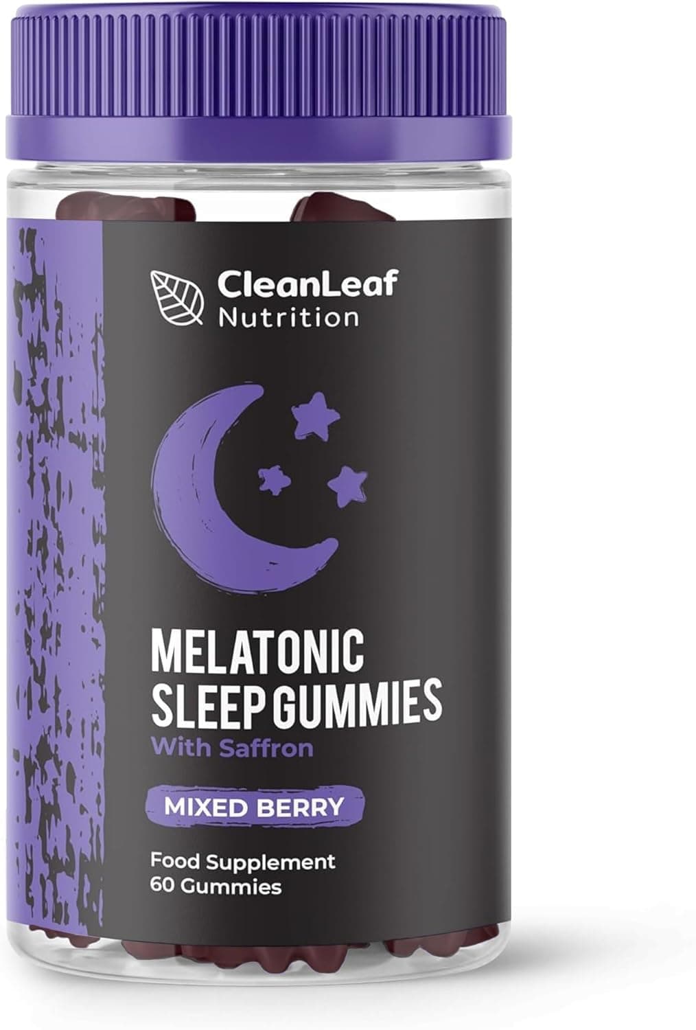 Natural Sleep Support Gummies for Adults - Melatonic Formula for Restful Nights, Sleep Gummies Promoting Natural Sleep Production, Promotes Sleep Patterns, 60 Count