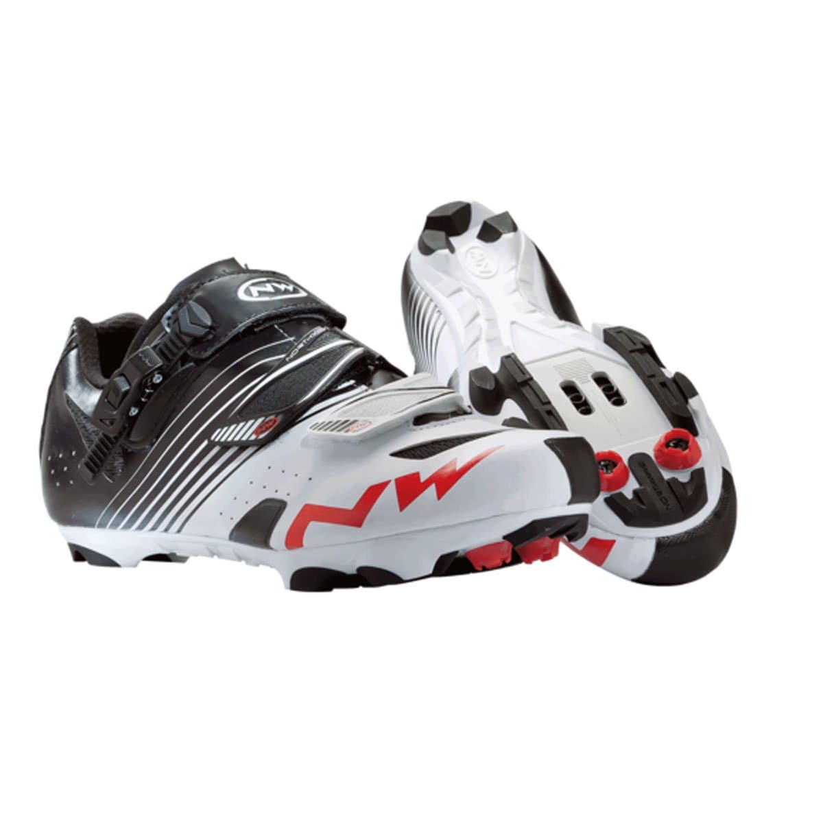 Northwave 2014 Men's Hammer SRS Mountain Bike Shoe - 80142003-51 (White/Black - 45)